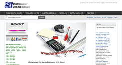 Desktop Screenshot of hargastationery.com